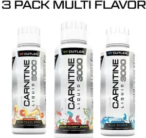 Cutler Nutrition Carnitine 3000 Liquid | Energy Support, Sugar Metabolism & Post-Workout Recovery Supplement