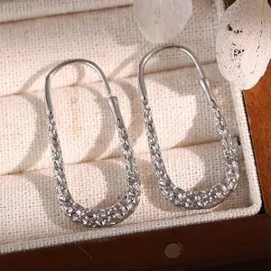LisiZen Euro-American luxury irregular gold-plated copper diamond earrings, fade-resistant, unique style DZEH5615