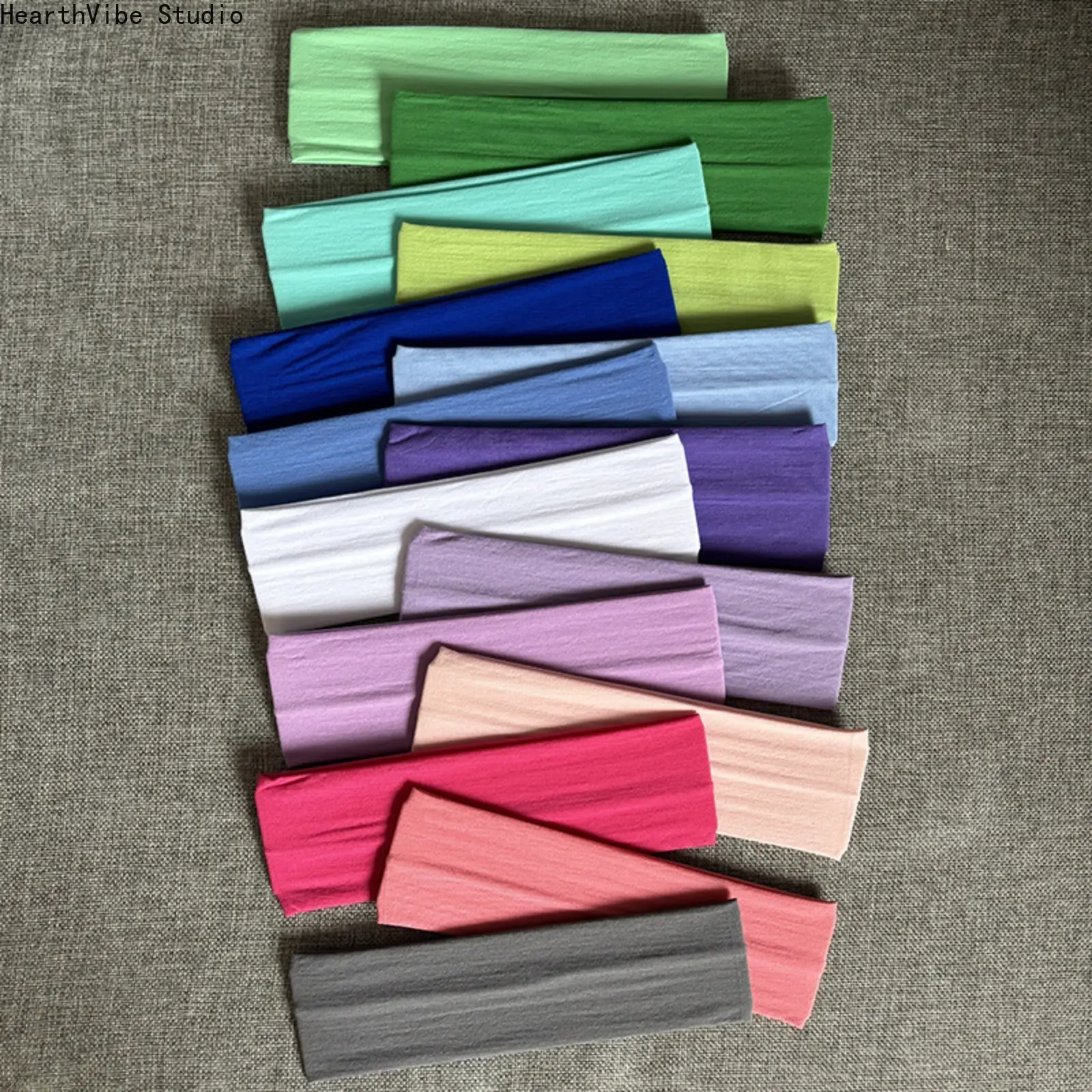 Summer Candy Color Cotton Headband | Aesthetic Soft Breathable Sweatband | Trendy Korean Style Thin Hairband | Unisex Sporty Chic Wrap for Badminton & Tennis