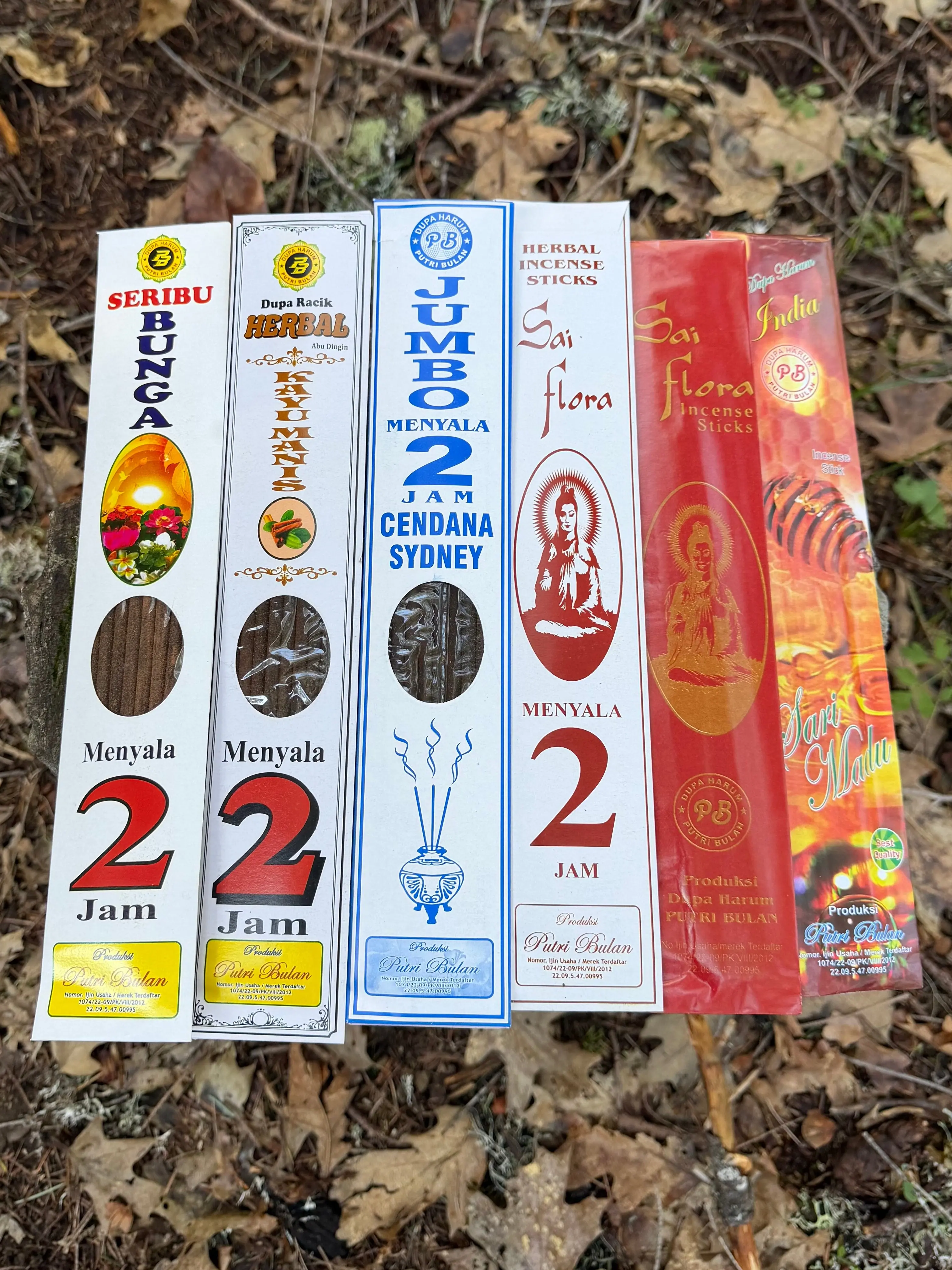 Balinese Temple Incense Collection No. 1 - Dupa Harum Putri Bulan