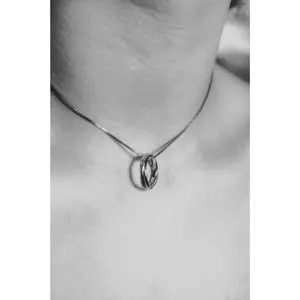 Interlocking Set of 3 Necklace, Gold Fill, Rose Gold Fill, or Sterling Silver