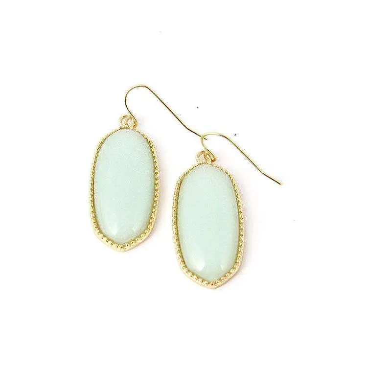 Mint Drops Earrings