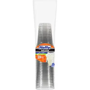 Reynolds Consumer Products  18 oz Hefty Deluxe Clear Plastic Party Cups - 28 Count