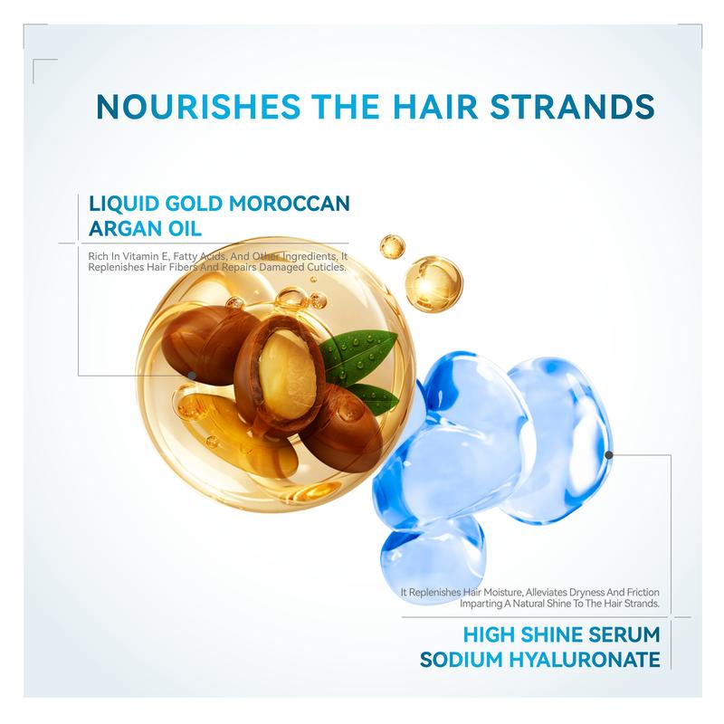 Spring oringin Caviar Collagen Hair Mask: Intensive Repair Treatment for Damaged, Dry Hair - Controls Frizz & Deep Hydration