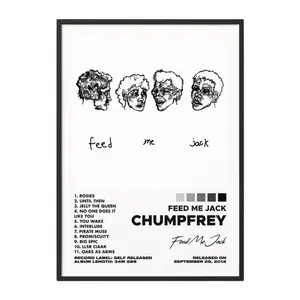 Chumpfrey By Feed Me Jack Album Poster No Frame / Album Cover Poster / Music Gift / Music Wall Decor / Album Art / Decor Home