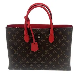 Pre-owned Louis Vuitton Coated Canvas Tote Bags Flower Tote Monogram L26042671