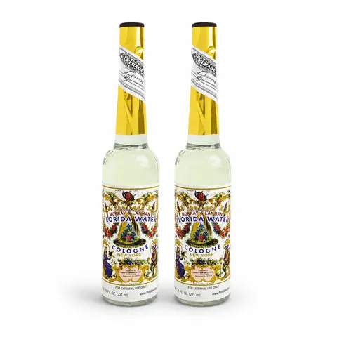 Florida Water Cologne 2-Pack 7.5 oz – Murray & Lanman Agua de Florida Unisex Floral Lemon Aftershave