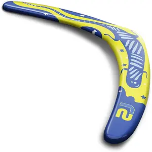 Boomerang for Adults & Kids - Fun Easy to Throw Boomerangs That Really Works - Made with Dense EVA Foam To Not Hurt When You Catch it, Unlike a Traditional Wooden Boomerang - Gifts for Boys & Girls