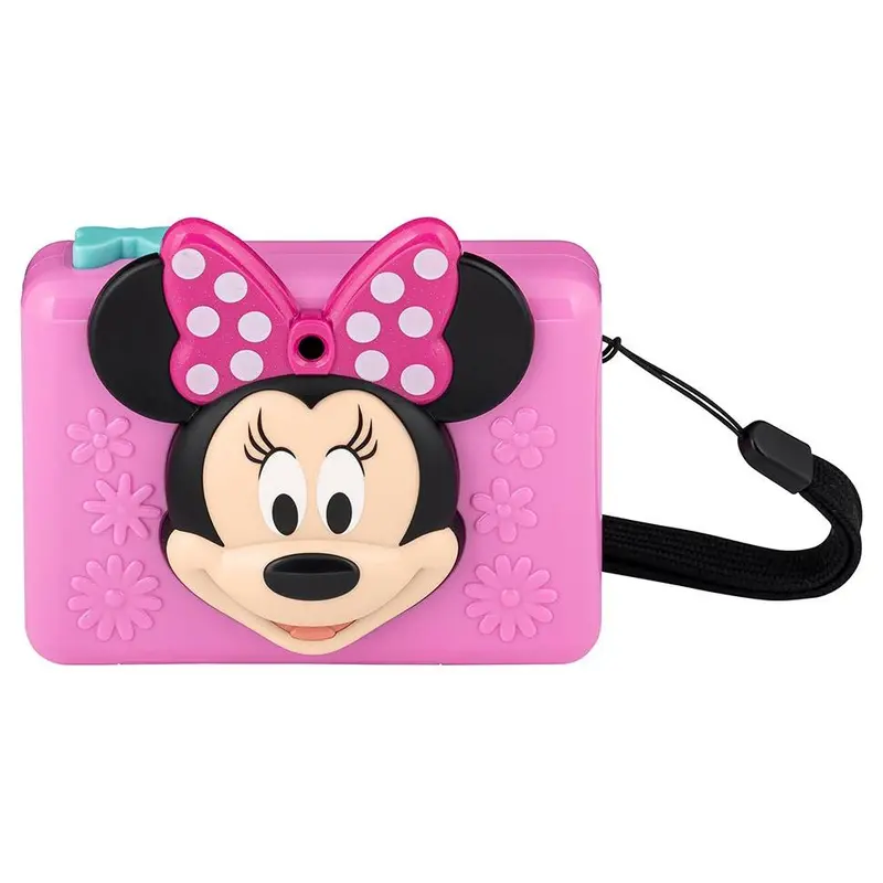 Disney Minnie Mouse Kid-Friendly Digital Point & Shoot Camera for Ages 3 and Up - 2.0 Inches Color Screen, 512 MB SD Card Compatible, Lightweight, Durable, Micro USB, Easy-Use Buttons, Built-In Sticker Frames, Decorate Images, Digital Cameras