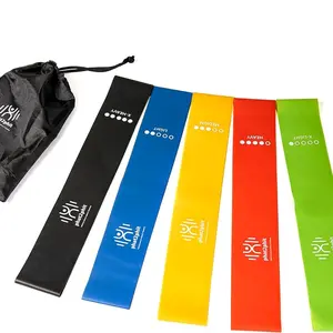Phat2Phit Mini Loop Resistance Exercise Bands with Varying Intensity Levels, Exercise Resitance Band Sets, Set of 5