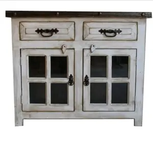 Rustic white wash vanity