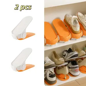Adjustable Thick Shoe Rack, Minimalist Shoe Storage Shelf, Layered Shoe Organizer, Space-Saving Shoe Holder, Home Use Shoe Display