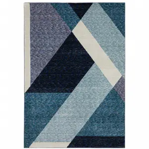 212 MAIN 9x12 ft. Rectangular Area Rug - Modern Abstract Multicolor Geometric Power Loomed Rug, Art Deco Look, Stain Resistant, Indoor Use, Modern Abstract Rug, Multicolor Rug