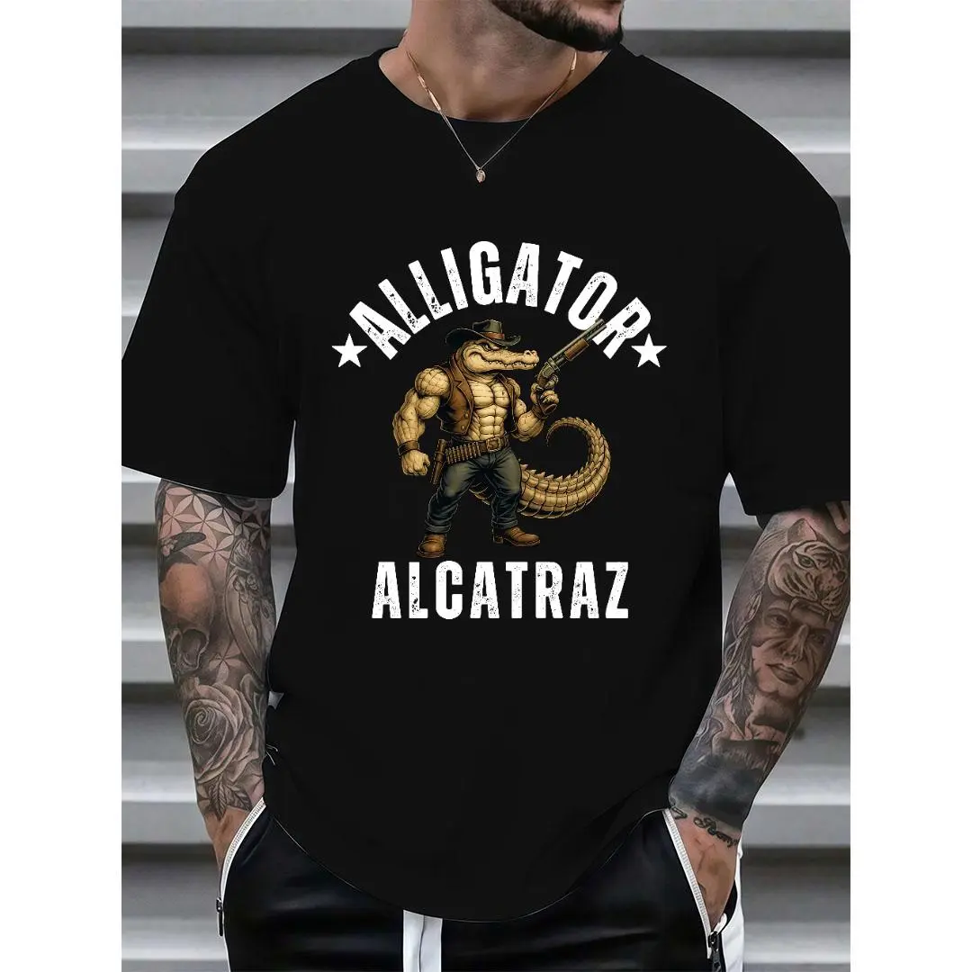 Alligator Alcatraz Tee – A Funny Nod to Everglades Culture and Humor Golf Gift T-Shirt For Men and Women