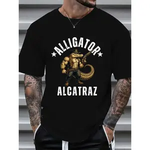 Alligator Alcatraz Tee – A Funny Nod to Everglades Culture and Humor Golf Gift T-Shirt For Men and Women