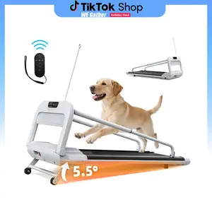Quiet Smart Dog Treadmill for Small & Medium Dogs, Adjustable Speed Pet & Walking Treadmill for Home Fitness and Indoor Exercise