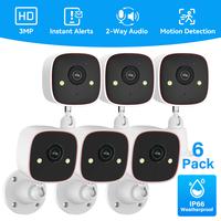 6pcs Outdoor Camera