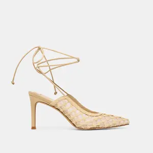 Dolce Vita YAEL HEELS LT NATURAL WOVEN RAFFIA