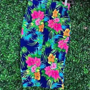 Floral pencil skirt