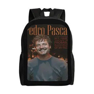 Pedro-Pascal-Backpacks for Girls, Cute School Backpack, Aesthetic Bookbag for Teens, Lightweight Classic Backpack for Travel, Work, Picnic A-10