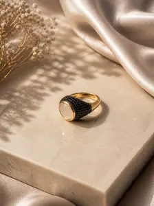 Midnight Noir Signet Ring