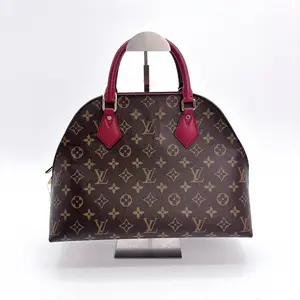 Pre-owned Louis Vuitton canvas Shoulder Bags Alma BNB Handbag Monogram with Leather