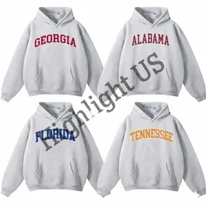 Vintage College Basic Logo All Football Teams Hoodie Streetwear Menswear Top Sports Classic Tee Casual Sweater Hoodie Pullover Long Sleeve unisex hoodie C4
