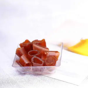 50-Pack Appetizer Plates Modern Square Design Clear - Plastic Disposable Bowls for Desserts 2"