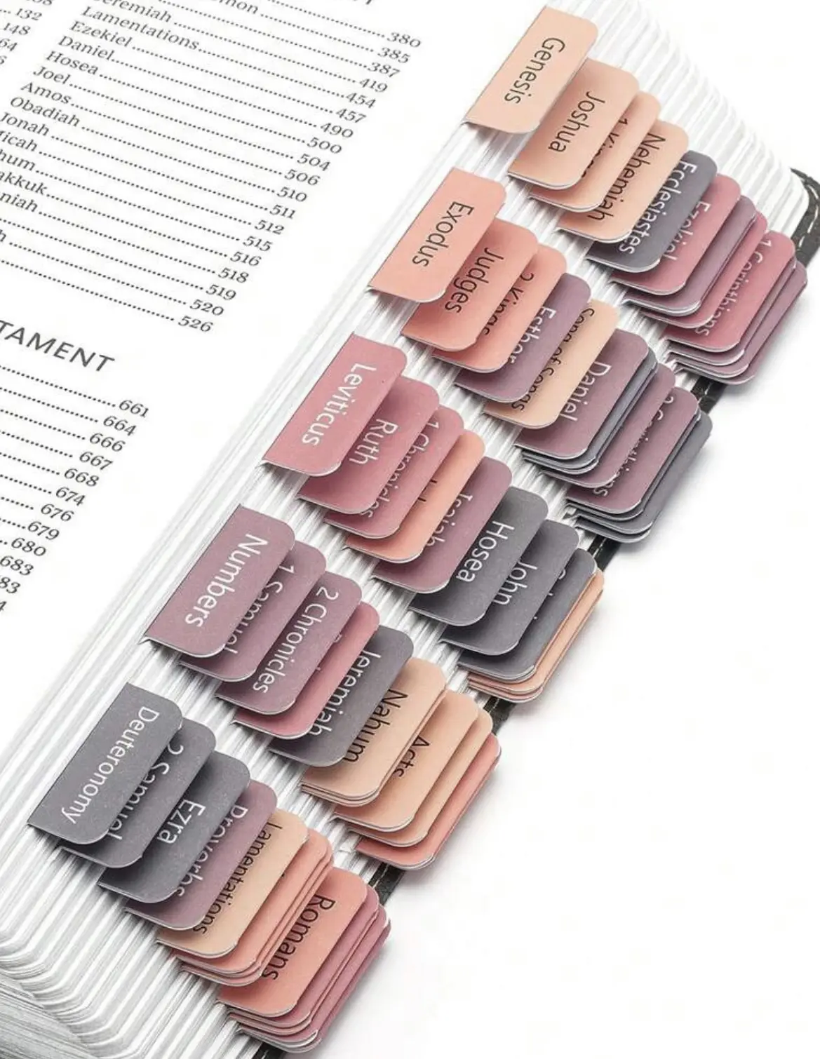 5pcs Waterproof Colorful Bibe Tabs Sickers