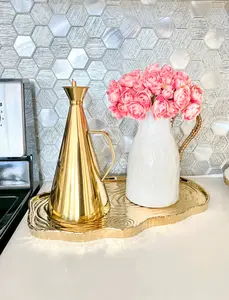 Gold Stainless Steel Olive Oil Dispenser