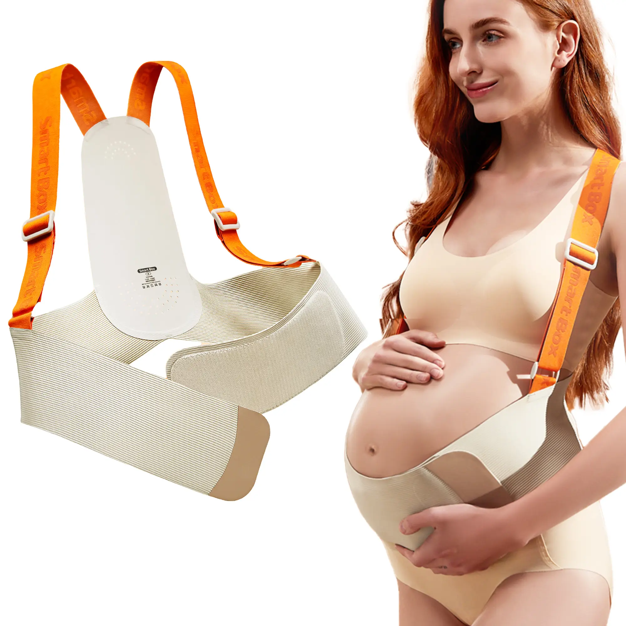 Maternity Belly Belt, Belly Bands for Pregnant Women, Fashion Breathable Pregnancy Belly Support Belt with Adjustable Straps, Back Support, Pelvic Sup