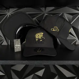 Exclusive caps MF snapback hat-black