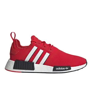 adidas Mens Nmd R1 Lace Up Sneakers Shoes Casual - Red