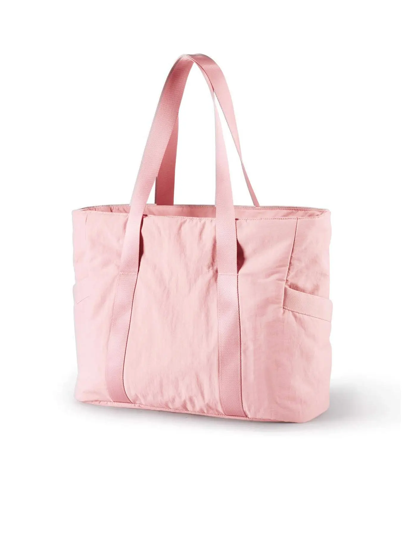 Large capacity women's fitness handbag with zipper and compartment, laptop work tote bag, nurse dance yoga bag, suitable for commuting, sports and tra