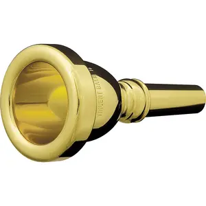 New Gold Plated Tuba Mouthpiece Size 18 GP for Students & Players Excellent Quality Brass Construction with Manufacturer Warranty