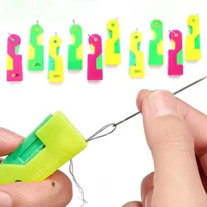 Automatic Sewing Machine Threader Anti-Slip Needle Guide Tool Quick Easy Threading Device Fits Multiple Sewing Machine Models Reusable Sewing Accessory