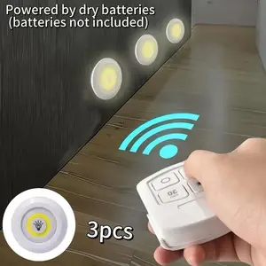 Cabinet LED Night Light Set, Battery Powered (no Batteries Included), Remote Control Available (no Batteries Included)