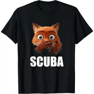 Funny Scuba Dance Meme Fox Scuba BrainRot T-Shirt