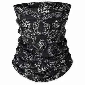 Multi Functional Face Cover Mask Bandana Neck Gaiter Balaclava Biker Motorcycle Festival Concert Sports Headwear
