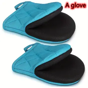 1pc - Multi-Layer Silicone Kitchen Oven Mitts for Cooking And Baking - Non-Slip Gloves - Perfect for Graduation, Juneteenth, Labor Day, Grandparents Day, Earth Day Celebrations