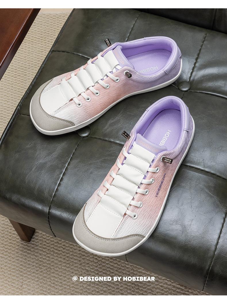 HOBIBEAR men’s and women’s barefoot shoes with a wide last, everyday casual sports shoes, breathable gradient colors, comfortable walking shoes for spring and autumn fashion tiktokshopspringglowup summervibes