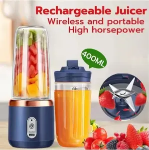Portable USB Juicer Blender – Rechargeable Smoothie Maker for Travel, Gym, and Kitchen