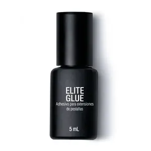 Elite Glue 1-2 Second Lash Adhesive Eyelashes Extensions 5 mL Medium-Low Viscosity Black for High Humidity Durability 6-8 Weeks