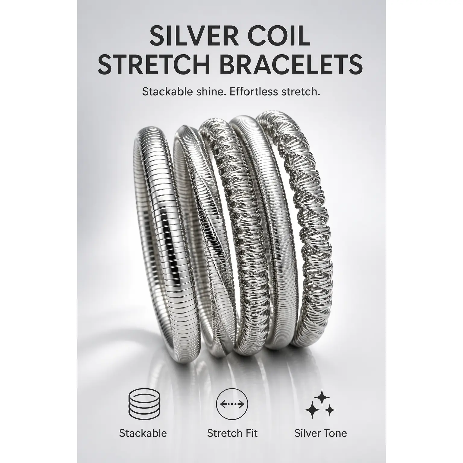 Coil Stretch Bracelets