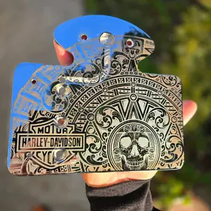 Custom Engraved License Plate Bracket - Customizable Design for License Plates, Ideal for Personal Use or Business