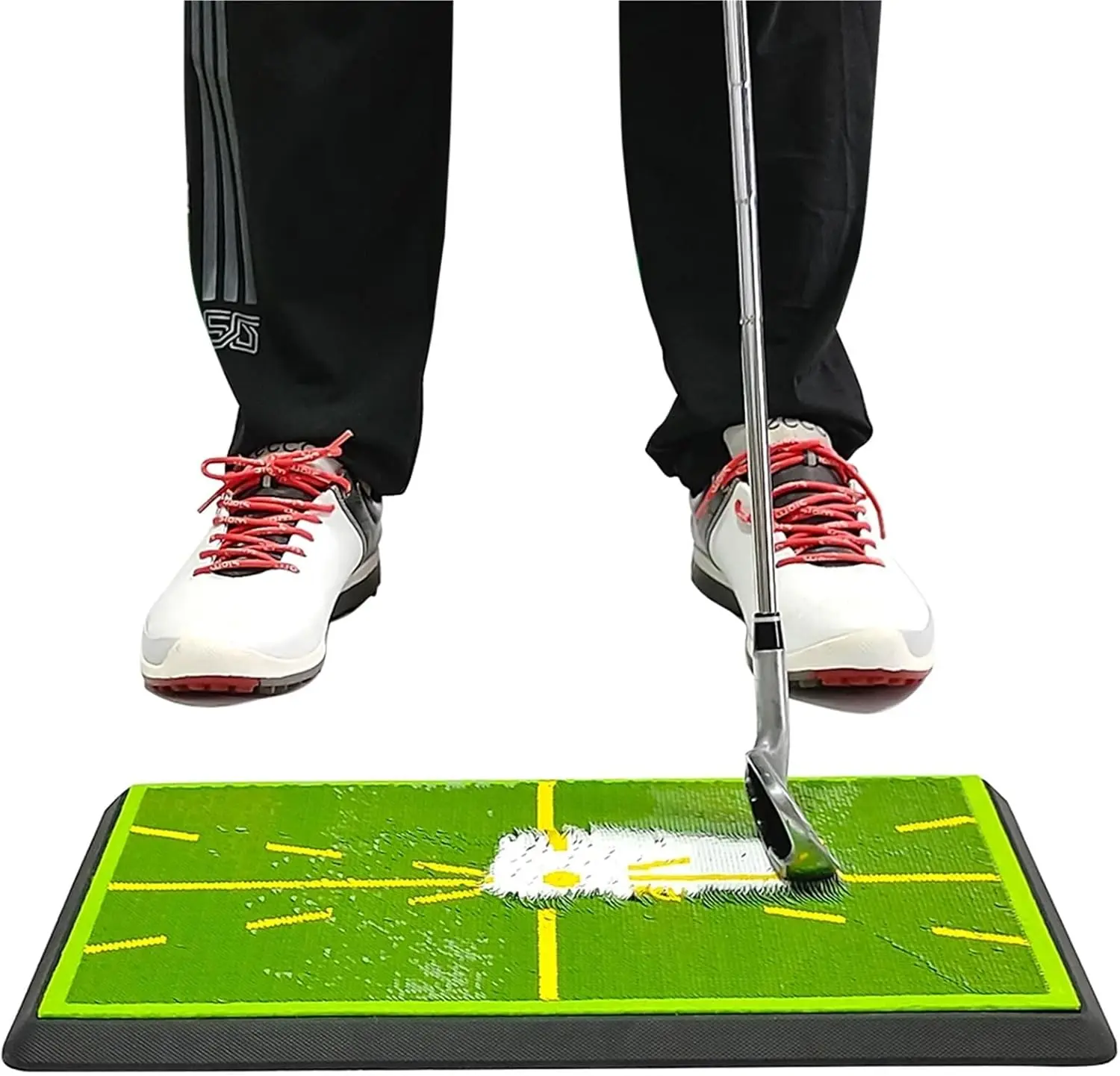 Golf Hitting Mat Training Set - Swing Detection, Instant Path Feedback, Non-Slip Rubber Base, Simulated Grass, Compact, Easy-to-Use for Adults, Beginners, Enthusiasts | Home Supplies, Party Gifts