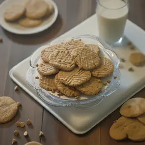 Peanut Butter Cookies Classic Recipe with Creamiest Peanut Butter & Scrumptious Chips US Made Indulgent Snack