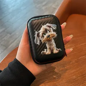 Office & Travel Essential Eva Hard Edge Storage Box, Simple Design + Mesh Pocket, Durable Portable Accessories Organizer