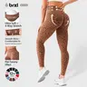 BRXL Pro 2.0 Butt Lifting Lycra No Front Seam Workout Leggings for Women Tummy Control High Waist Seamless Gym Running Leggings