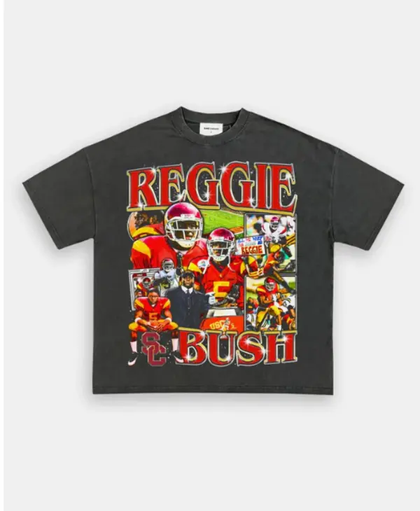 REGGIE BUSH USC TEE, Retro Football Shirt ,Football Shirt Christmas Gift Unisex, Football 90s Vintage Fan Gift,football American Graphic Vintage, Gift For women And Man Unisex T-shirt